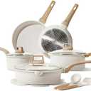 CAROTE 16 Pcs Pots and Pans Set Nonstick,Cookware Set Kitchen Cooking Set with Utensil and Pan Protectors