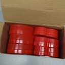 Wesiti 9 Pcs Small Heart Shaped Boxes with Window Valentine's Day Gift Boxes Plastic Heart Container Storage Holder for DIY Projects Presents Candy Snake Jewelry, 3 Size