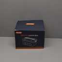 Electric Lunch Box, 2026 Upgraded 1.2L Cordless Heated Lunch Box,24000mAh Battery Powered Food Warmer with Timer, 5-Sided Heating, Leakproof, for Office, Outdoors & Truck (Black)