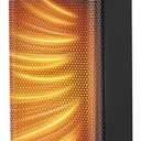 Space Heaters for Indoor Use, Staholz 3 in 1 Portable Space Heater with Humidifier/Ambient Light, Electric Heaters with Thermostat,70 Oscillation,12H Timer,Ultra-Quiet for Bedroom,Office(SL) (Silver)