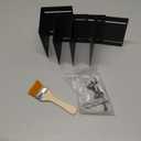 Adjustable Post Protector, Stainless Steel Post Sleeve, Fence Post Protection Tool, Protects Wooden Fences and Mailboxes from Rain and Mower Damage,Adjustable (Range 3.4-6) (1 Set)