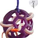 Slim Snake Ball Python Accessories Reptile Climbing Enrichment Toys Ball Jungle Gym for Small Python Playground Climbing Snake Exploring&Climbing Accessories (Purple)
