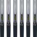 PILOT Precise V10 RT Retractable Liquid Ink Rollerball Pens, Bold Point, 1.0mm, Black Ink, 6 Count