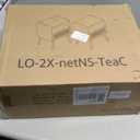 Lerliuo Rattan Nightstands Set of 2, Side Table with Drawer, Cane Accent Bedside End Table with Solid Wood Legs, Mid Century Modern Night Stand for Bedroom, Dorm and Small Spaces (Tea Brown)