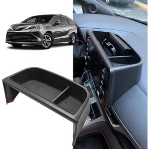 TTCR-II Compatible with Toyota Sienna Dash Organizer Tray 2021-2024, for Sienna Dash Console Organizer 2021-2024 Rear Screen Storage Tray (Not for 2025 Version)