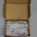 10 Pack Antique Brass Cabinet Pulls 5 Inch(128mm) Kitchen Cabinet Handles Vintage Retro Cabinet Hardware for Drawer Pulls (5" Hole Center)