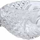 Fish Glass Bowl Multipurpose Living Room Turtle Tank Office Decoration Craft Ornaments Hydroponic Plant Utensils for Office,Living Room,Party,Restaurant