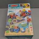 Melissa & Doug Blockables Vehicles Snap and Play, Mix and Match Connectable Wooden Building Blocks Play Set Toy for Preschool Boys and Girls (54 Pcs)