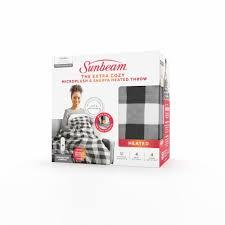 Sunbeam Microplush Heated Throw, Lagoon, TSM8US-R596-32A00