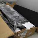 Storage Ottoman Bench 44.5" Upholstered Fabric End of Bed Bench with Removable Lid, Large Storage Chest for Bedroom, Living Room, Entryway (Beige)