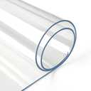 Deep Dream 2.0mm Clear Desk Cover Protector, 4096 Inch, Mat for Dining Room Table, Rectangle Tablecloth