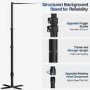 EMART Backdrop Stand Heavy Duty 10x10Ft,Pipe and Drape Photo Background