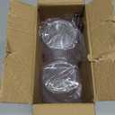 Iced Coffee Cups With Lids and Straws 4 Pcs, 16 OZ Unbreakable Glasses Drinking Set,Clear Plastic Cups Reusable Iced Coffee Tumbler with Lid and Straw, To Go Coffee Cups Dishwasher Safe