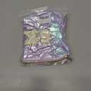 2 x Hiroyuki Iridescent Makeup Bag, 14 inches Cosmetic Bag, Large Capacity Travel Pouch (Skin, purple)