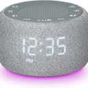 iLive Electronics Gentle Wake Alarm Clock White Noise Machine, ICNL254LG