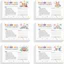 4 x Teacher Mail Notes to Parents, 60Pcs, 4x6 Inch, 6 Designs | Happy Mail from Teacher, Brag Cards for Student Behavior, Motivational Postcards, Preschool Kindergarten Elementary