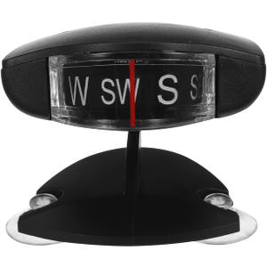 Car Compass Ball with Adhesive Suction Cup, Automotive Compass Dashboard Compact Auto Directional Sphere for Cars Trucks Boats Easy Attachment for Windshield Dash