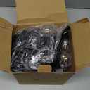 Brightown Outdoor String Lights, 50FT 25 G40 Bulbs Shatterproof Patio Lights, IP65 Waterproof Dimmable Hanging Connectable Globe LED Outdoor Lights for Backyard, Bistro, Porch, Deck, Balcony (Black)