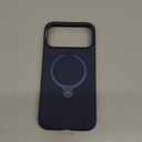 TORRAS Q3 Silicone for iPhone 17 Pro Max Case with Stand, Fit for MagSafe, Liquid Silicone Soft Cozy Grip, 360 Spin Stand, Camera Control, Protective Case for iPhone 17 Pro Max Silicone, Deep Blue