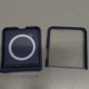 VEGO Case for Galaxy Z Flip 7, Compatible with MagSafe, Hinge Protection Case with Kickstand & Camera Screen Protector, Magnetic Slim Translucent Protective Cover for Samsung Galaxy Z Flip 7 - Blue