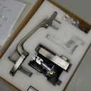 Keyless Entry Door Lock Deadbolt with Handle Set - SMONET Fingerprint WiFi Smart Deadbolt, Digital Remote Control Keypad Bluetooth Alexa Lockset with Auto Lock Code Fob App Silver