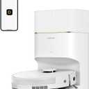 DREAME D20 Pro Plus Robot Vacuum, 13,000Pa Suction, DuoBrush for Pet Hair, Corner Cleaning, Self Emptying, LDS Navigation Laser Avoidance, Vacuum Mop, Hard Floors&Carpets, 5,200mAh Battery White