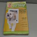 Ideal Pet Products Deluxe Aluminum Pet Door with Telescoping Frame, Medium, 7" x 11.25", White