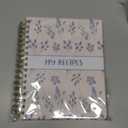 Recipe NoteBook to Write in Your Own Recipes, 7" x 9" Hardcover Notebook with 200 Recipe Template Pages (100 sheets), 8 Movable Dividers Tabs, Table of Contents, Pocket, and 24 Category Stickers for Organized Recipes' Cookbook - (BLUE)