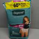 Depend Fresh Protection Adult Diapers, Incontinence & Postpartum Bladder Leak Underwear for Women, Disposable, Maximum, Medium, Blush, 30 Count