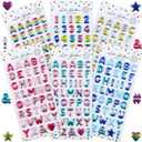 6 Pack Of Puffy Stickers