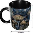 Mushroom Ceramic Coffee Mug Novelty 11 OZ Mugs with Handle Funny Tea Cup Gifts for Birthday Christmas