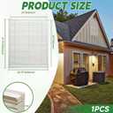 24 x 30 Inch Gable Vent, Decorative Air Return Vent Cover for House, Crawl Space, Garage, Walls Shed