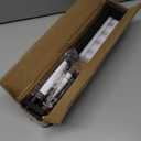 2-Pack Curtain Rod for Windows 16-28", Adjustable Window Curtain Rods with Premium Aluminum End Cap Finials and Full Surround Brackets, 7/ 8"(0.073Feet) Diameter, Matte Black Drapery Rods for Curtains