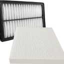 Comb Cabin Engine Air Filter for Kia Sorento 2.5L L4 2025 2024 2023 2022 2021 (Except Hybrid)