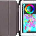 Tablet Cover for Apple iPad 9.7 5th 6th (2017 2018 Release),Folio Stand Lightweight Sleep/Wake Up Leather Case for Apple iPad 9.7" A1822 A1823 A1893 A1954 (SLO-Rose Gold)