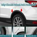 Universal Rubber Fender Flare Protector - Car Wheel Arch Trim Eyebrow Edge Strip for Trucks SUVs Pickups, Black, 1.8" x 5.5FT x 4PCS