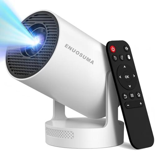 Mini Portable Projector with Wifi6 and Bluetooth, 4K Projector Support 5w Sound Base Speaker, 160 ANSI, Android 11, Auto Vertical Keystone 210Rotatable Projector for Home Bedroom Outdoor HY300 ULTRA : Electronics