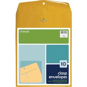 9"X12" Kraft Clasp Envelopes