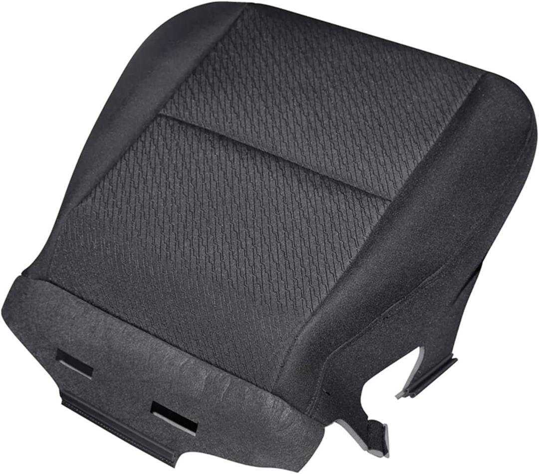 NLQR Black Driver Side Bottom Replacement Cloth Seat Cover Compatible with Chevy Silverado Tahoe Suburban Avalanche GMC Sierra Yukon 1500 2500HD 3500HD 2007 2008 2009 2010 2011 2012 2013 2014