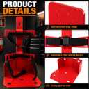 Fire Extinguisher Wall Mount Bracket for 20LB ABC, 10-15LB CO2 (2PCS,Red)