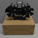 Wood Stove Fan Heat Powered | Non Electric Heat Activated Fan for Wood Burning Stove| Thermoelectric Fireplace Fan | Stove Accecories w/Thermometer