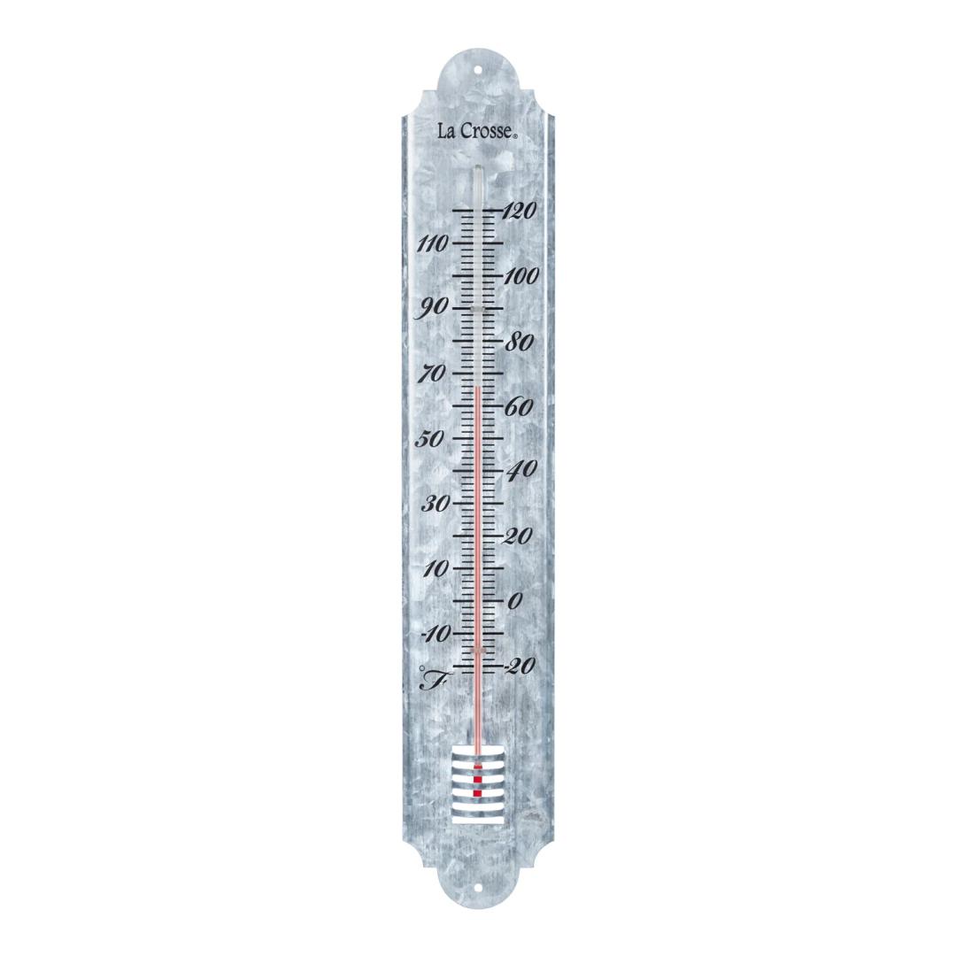19.50 inch Galvanized Metal Thermometer