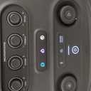 JBL PartyBox Stage 320 - Portable Party Speaker with Telescopic Handle & Wide, Sturdy Wheels, Powerful JBL Pro Sound, Futuristic lightshow, Up to 18 Hours of Play time, Splash Proof (Black)
