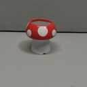 Mushroom Pencil Holder for Desk Cute Pen Holder Decoration Accessories Ceramic Pencil Cup Mushroom Decor Succulent Plant Pot Office School Gift (Red)