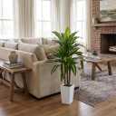Aveyas 4ft Artificial Dracaena Tree for Home Decor, 4 Feet Real Touch Large Faux Plant Fake Silk Floor Trees with Pot for Indoor Outdoor House Living Room Office (4 ft Tall Including Raised Pot)