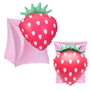 Inflatable Strawberry Arm Bands Pack of 5