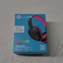 JLab JBuddies Pro Wireless Over-Ear Kids Headphones, 35+ Hour Battery Life, Built-in Volume Regulators for Safety, Share Mode, Folding, Adjustable, Noise Isolation, with Mic, Pink