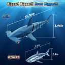 Remote Control Shark Toys High Simulation,Water Toys for Kids, High Simulation Shark for Pool & Bath, Ideal Gifts for Boys Ages 6+(Blue)