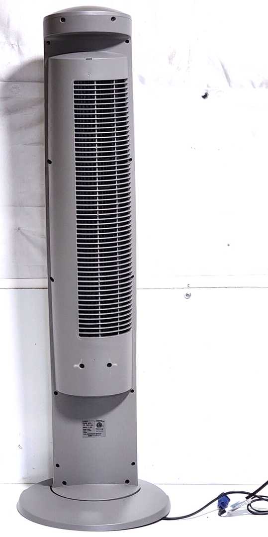 Lasko Oscillating Tower Fan with Remote, Quiet Floor Fans for Bedroom, 42", Silver T42951