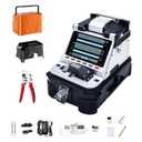 Ai-20 Fusion Splicer High-Precision One Step Cutter Integrated, Core Alignment Optical Fiber Fusion Splicer, Automatic FTTH Precision Optical Fiber Splicer W/Built-in VFL & OPM Function